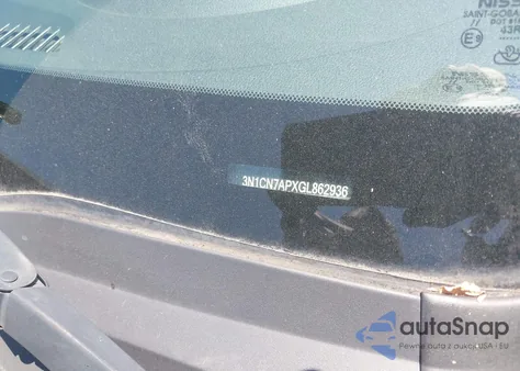 2016 Nissan Versa 1.6 S from USA, damaged, VIN 3N1CN7APXGL862936